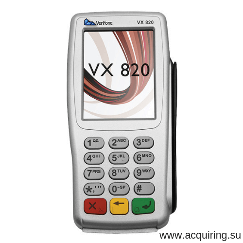 Пин пад Verifone VX820 (подключение к онлайн кассе) в Владикавказе под проект Прими Карту